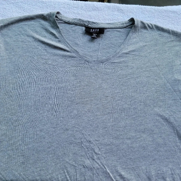 SMOG Regular Fit Men's Tshirt Grey  XL - Picture 6 of 7